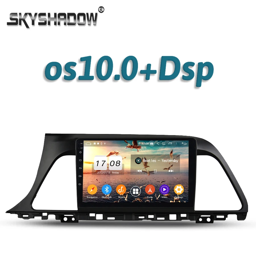 Автомобильный DVD-плеер 720P DSP TDA7851 IPS Android 10 4 Гб + 32 ГБ GPS RDS радио wifi Bluetooth 5 0 для Hyundai