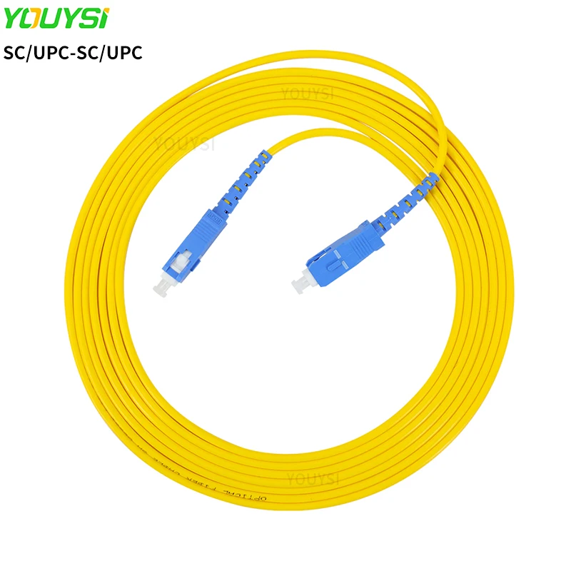 10PCS Simplex SC/UPC-SC/UPC fiber optic patch cord Cable 1m/2m/3m/5m/10m fiber optic jumper cable 2.0mm