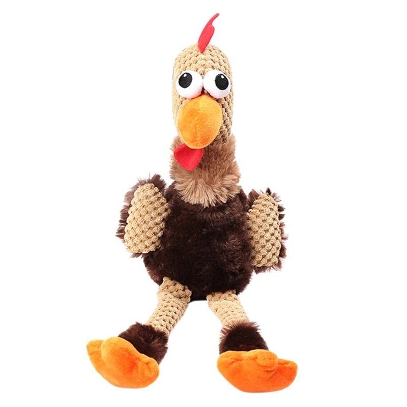 Игрушка для жевания в виде курицы и собаки мягкая игрушка-пищалка щенка | Дом сад