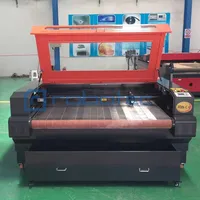 Cheap 1610 Auto Feeding Plastic Laser Cutting Machine For Roll Material/Automatic Transmission Laser Cutter For Cloth Tailoring