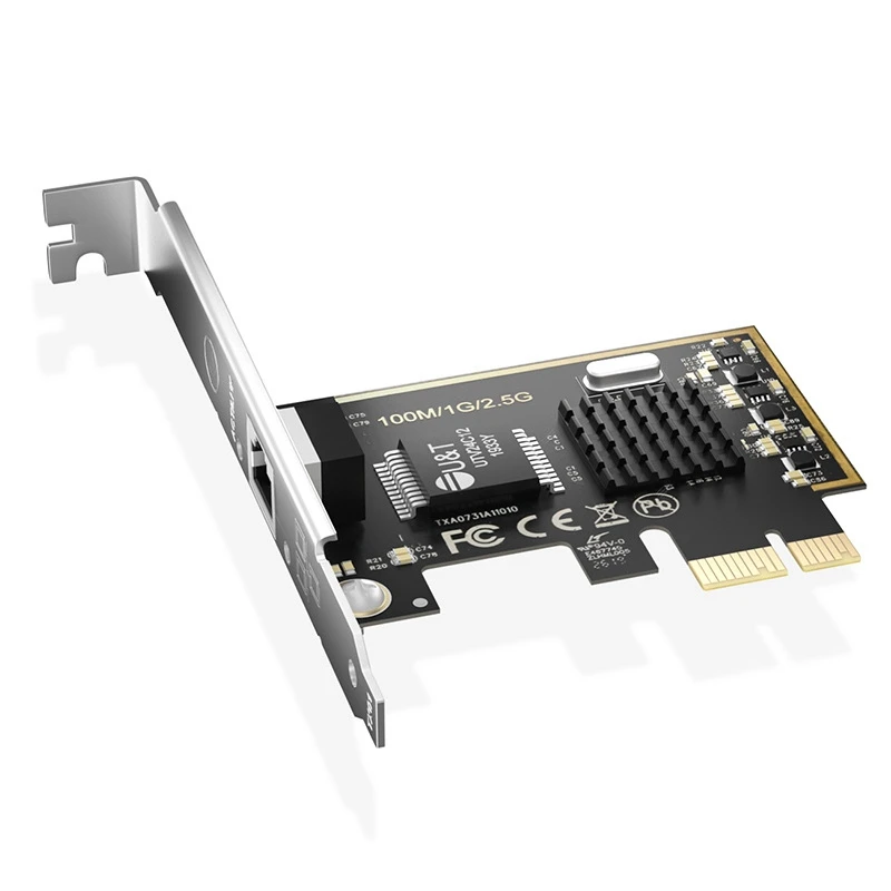 2 5gbps gigabit pci e network adapter 101001000m rtl8125 rj 45 pci ethernet for computer network controller free global shipping
