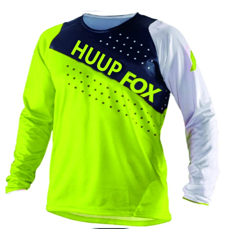 

Motorcycle Mountain Bike Team Downhill Jersey MTB Offroad DH Fxr Bicycle Locomotive Shirt Cross Country Mountain HUUP Fox Jersey