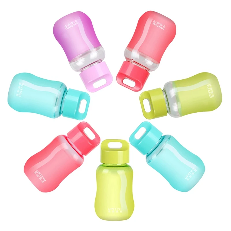 Пластиковая бутылка для воды 180 мл миниатюрная мультяшная детская портативная