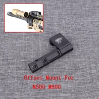 tactical weapon light offset mount for m300 m600 m951 m620v series mounted on picatinny weaver rail hunting accessory
