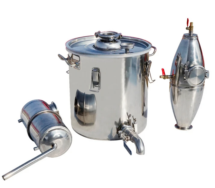 

Free shipping 20L 30L 50L 70L Alcohol Stainless Distiller Home Brew Kit Moonshine Still Wine Making Boiler