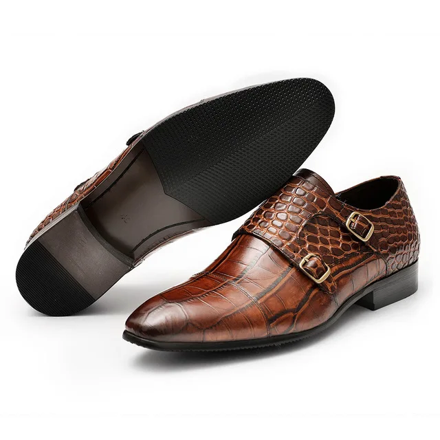 Туфли мужские из натуральной кожи Классические деловые Костюмные туфли