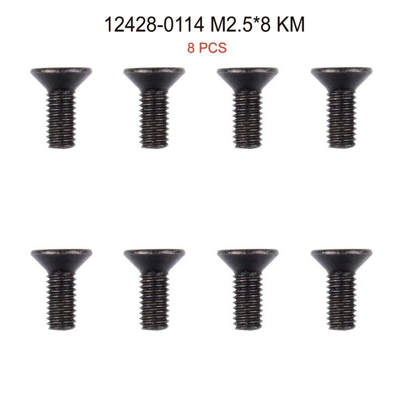 0114 Wltoys 12428 винт RC автозапчасти 12428-0097/0098/0099/0103/0104/0106/0114/0116/0129и т. Д. Шурупы Для Сковороды M3 винты M2.5 винт - Цвет: 0114