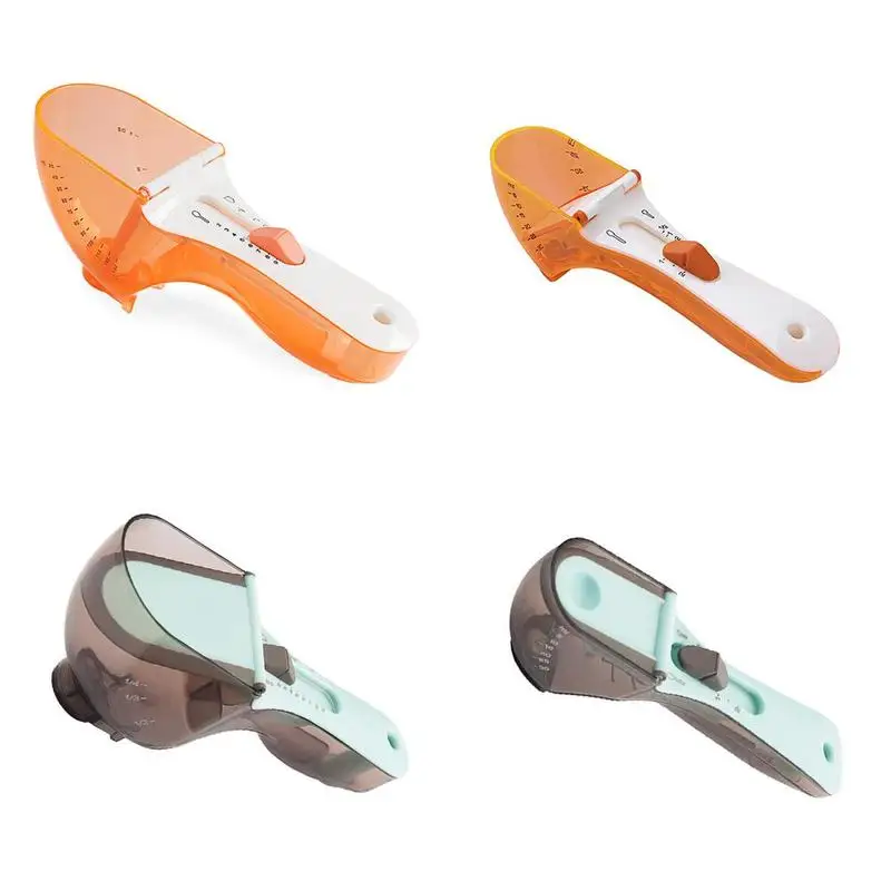 TAdjustable мерные ложки и чашки с магнитными защелками шкала для приготовления пищи 5 мл до 30 мл Регулируемый мерный Совок точные весы