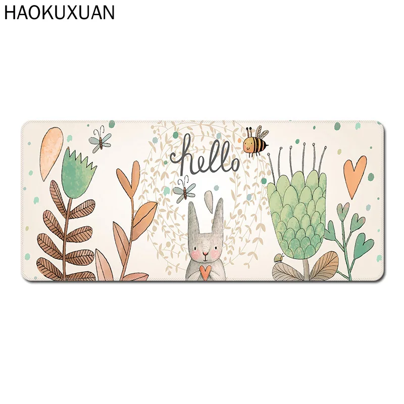 Коврик для мыши 900x400 мм большой настольный компьютерный коврик Kawaii компьютера и