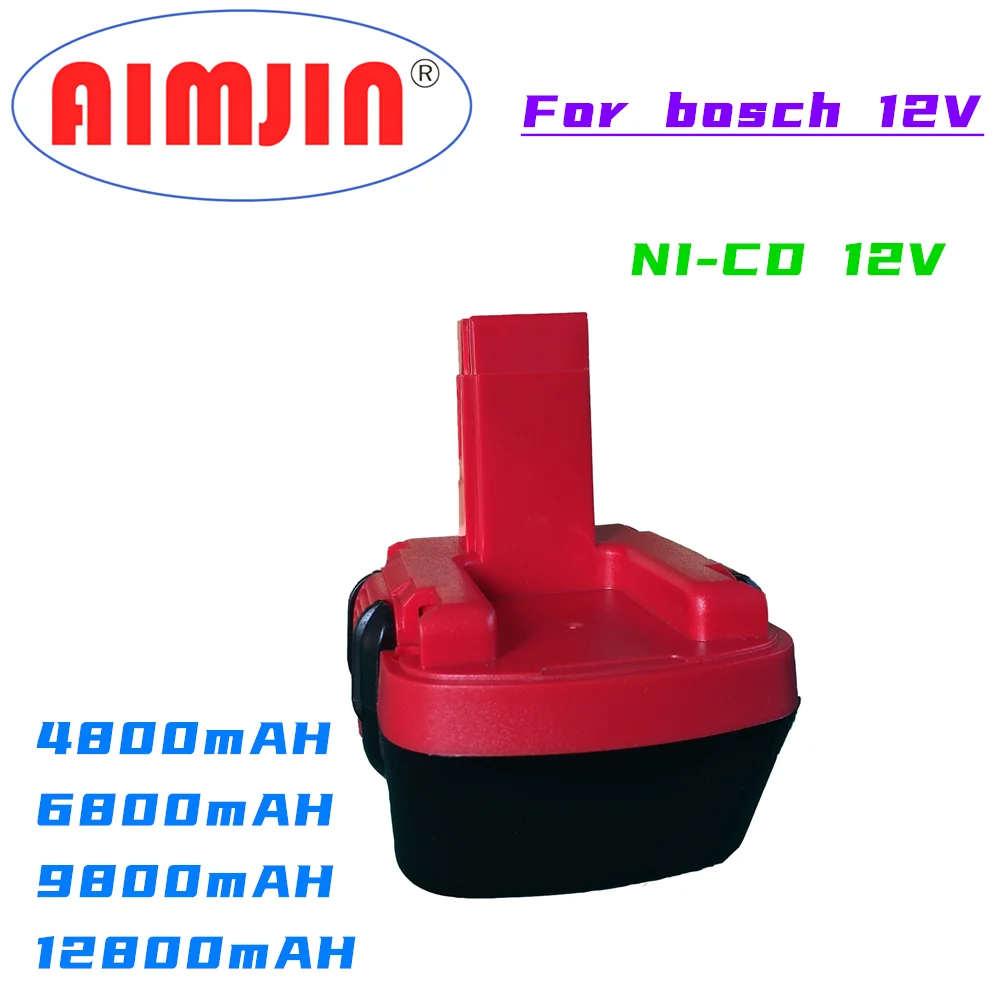 

Для Bosch 12 В 4800/6800/9800/12800 мА/ч PSR аккумуляторная батарея AHS GSB GSR VE-2 BAT043 BAT045 BAT046 BAT049 BAT120 BAT13