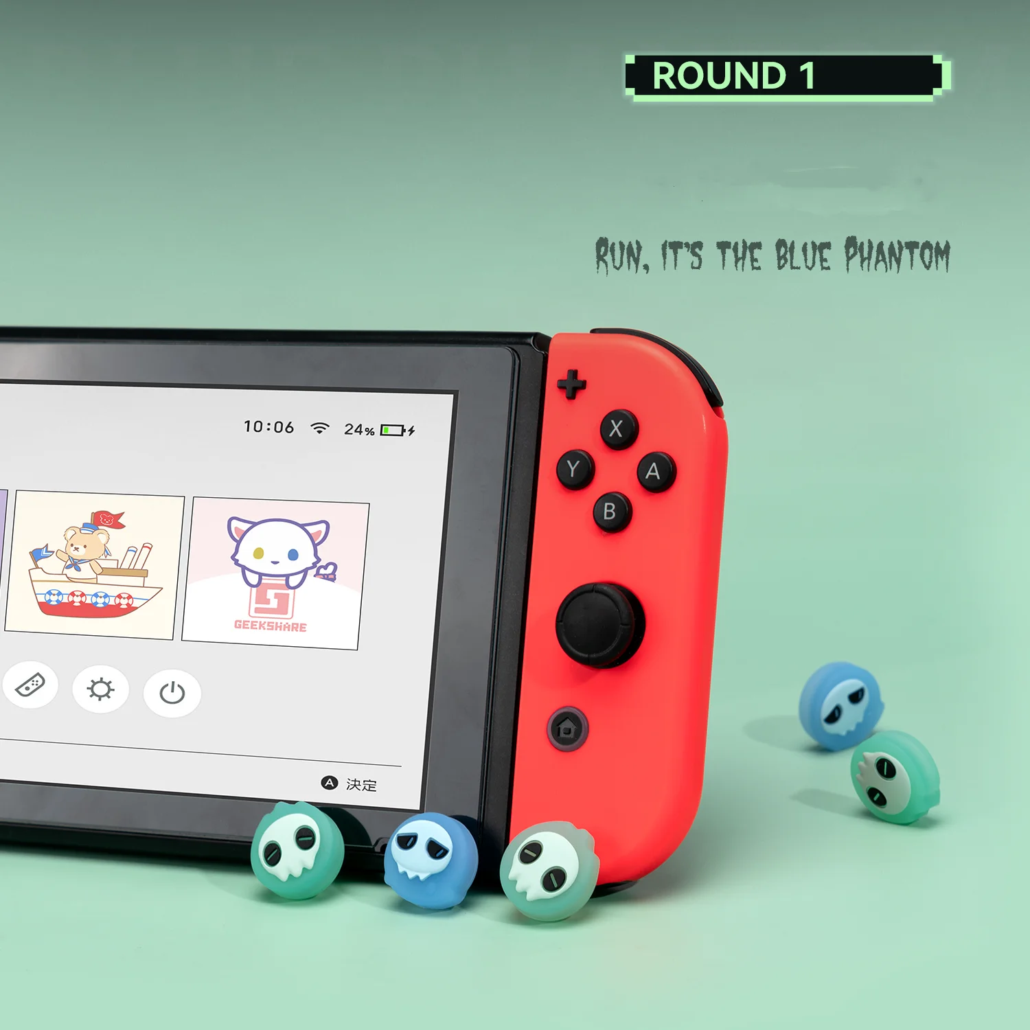 GeekShare силиконовые колпачки джойстика Nintendo Switch Joy-con для Oled Защитная Наклейка ключа