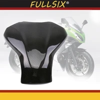 motorcycle carbon fiber ninja 400 fuel tank cover case gas fairing cap bodykit shell shell for kawasaki ninja400 z400 2018 19