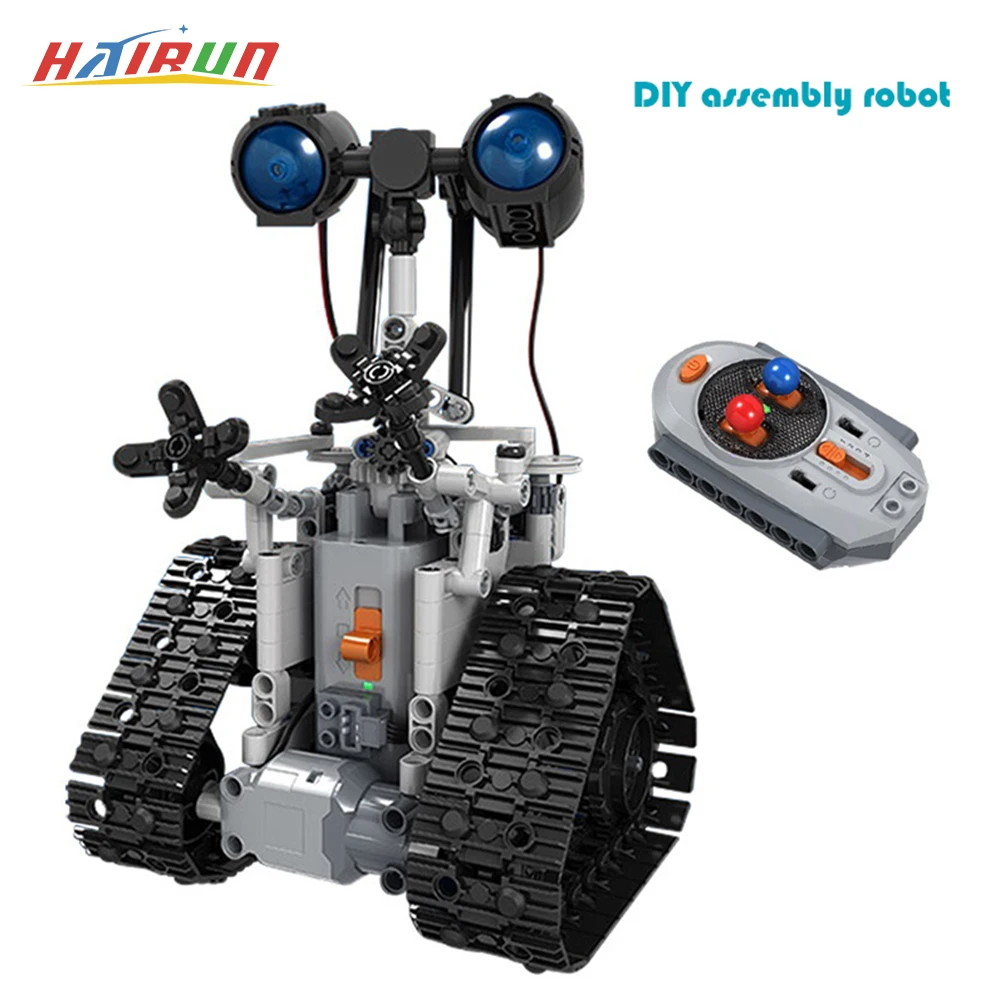 

408PCS Creative RC Robot Kit Electric Building Block City Remote Control Intelligent Robot STEM Bricks Toys For Children
