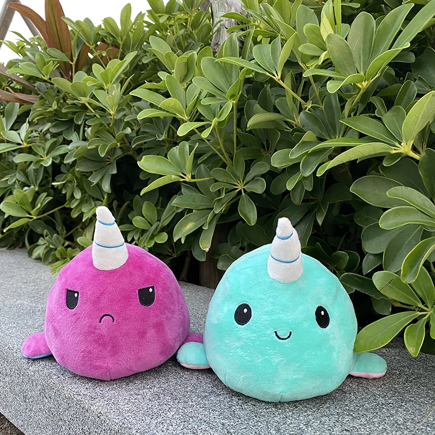 Подарочные плюшевые игрушки животные детская флип-кукла двусторонняя Милая |