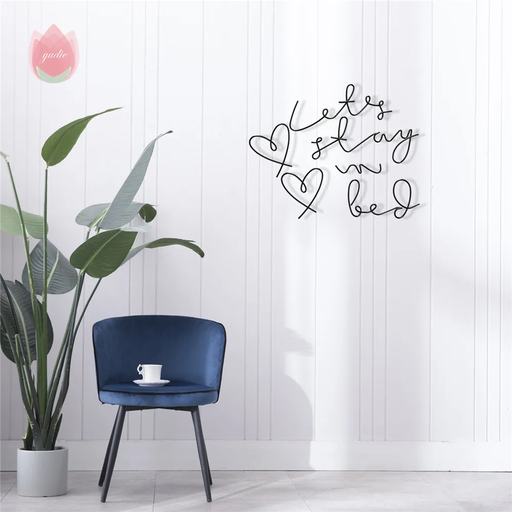 

1Pcs Believe In Yourself Black Letters Personalised Background Wall Ornaments Alphabet Wedding Birthday Party Home Decorations