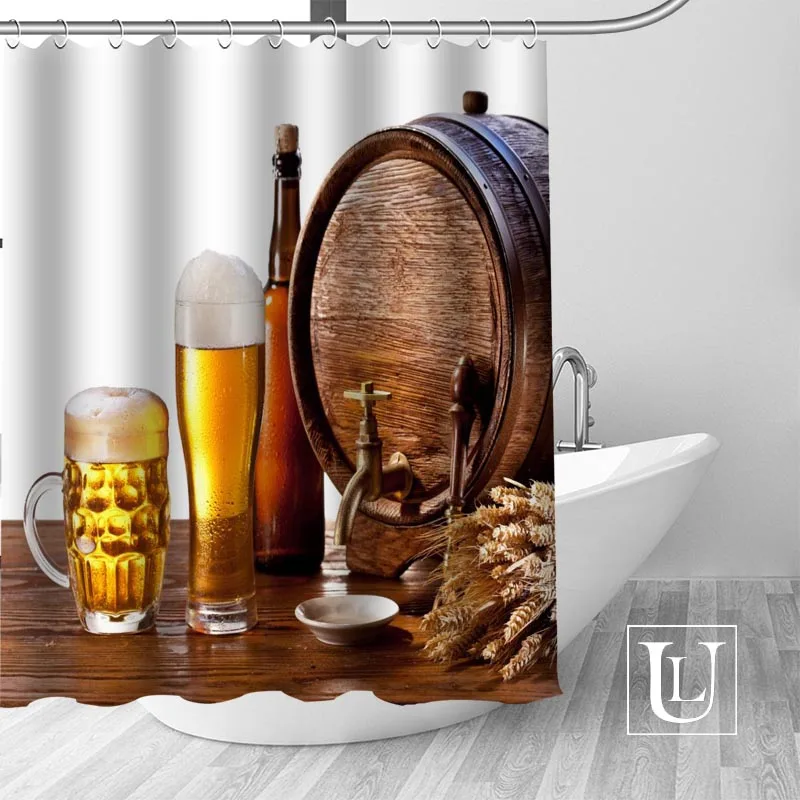 Пивная кружка на заказ занавеска для душа большого размера водонепроницаемая