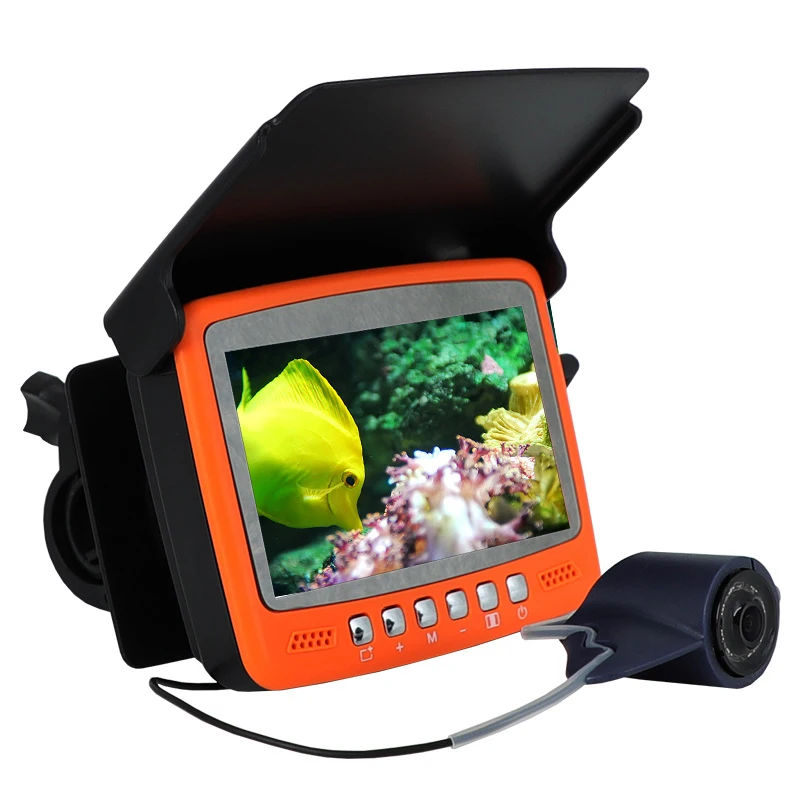 Goods for Winter Fishing Camera Live Fish Finder Wireless 15M 30M 4.3&quot IPS LCD Cable Underwater Bite Alarm | Спорт и развлечения