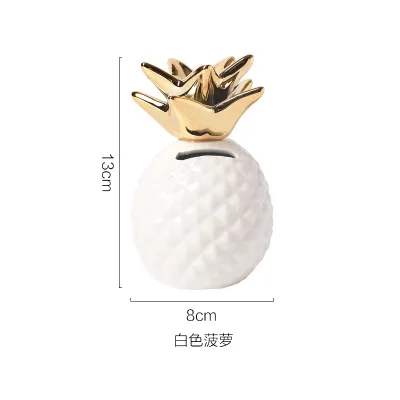 Скандинавское украшение в виде ананаса керамическая копилка для дома монет