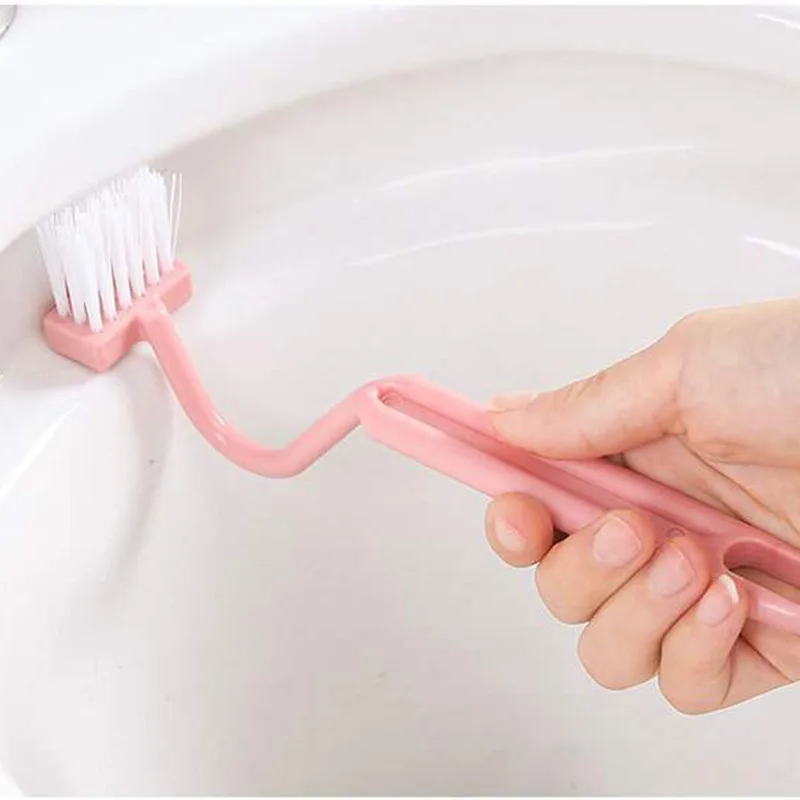 S-образная щетка для унитаза без мертвой угловой щетки пластиковая мытья Детская