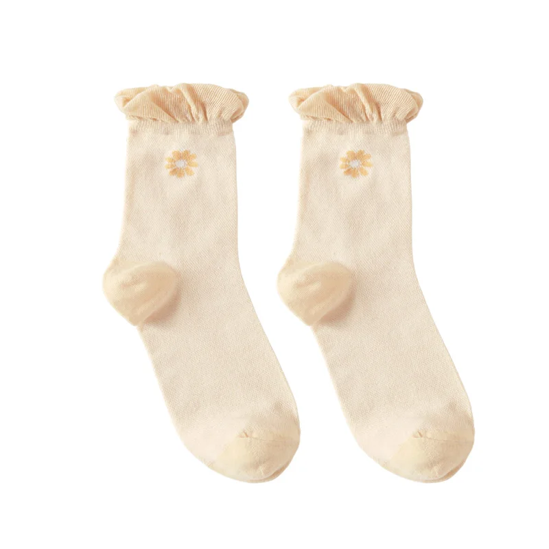 

Summer New Pregnant Women Cotton Loose Welt Diabetic Socks No Rubber Seamless Promote Blood Circulation Health Care