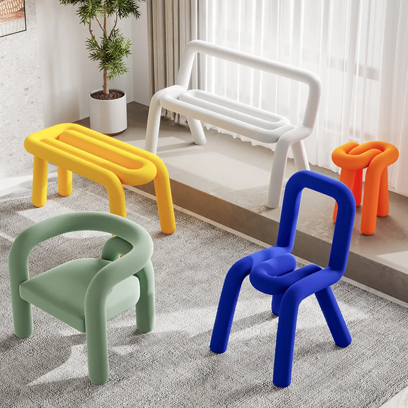 

Стулья обеденные простые в форме локтя со спинкой, стул для гостиной, мебель для макияжа, креативный обеденный стул для ресторана