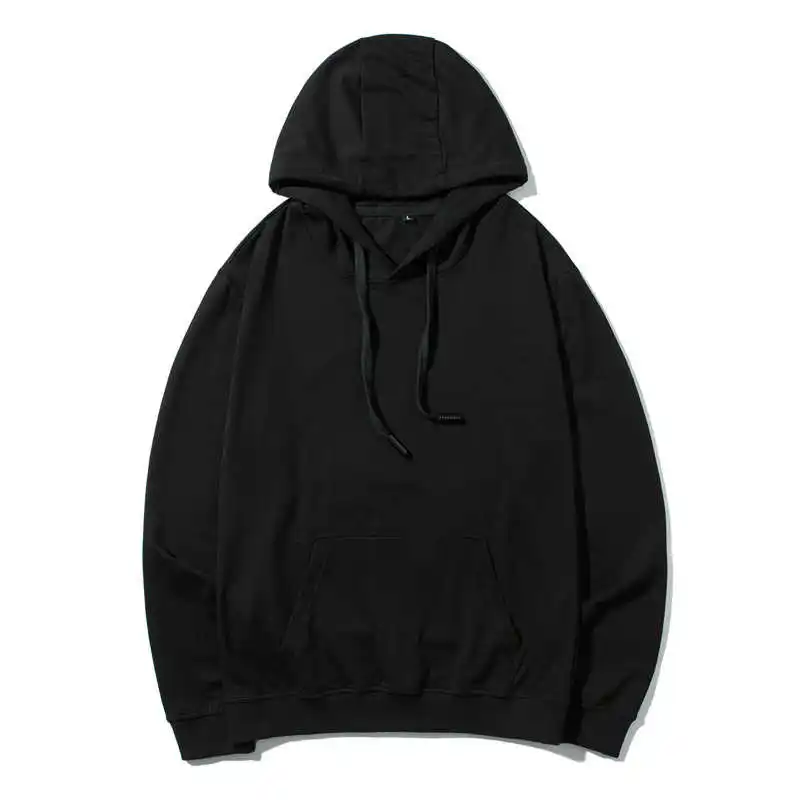 

Autumn High Quality Unisex Casual Plain Cotton Pullover Hoodies For Men And Women Plus Size