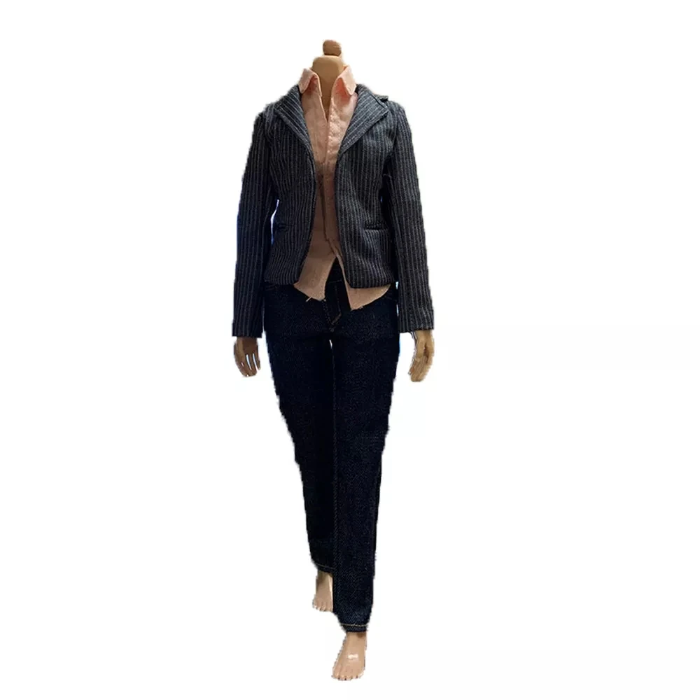 

1/6 Office Uniform Lady Suit Shirt Coat Pants Clothes Accessories Fit 12'' Female Action Figure Body