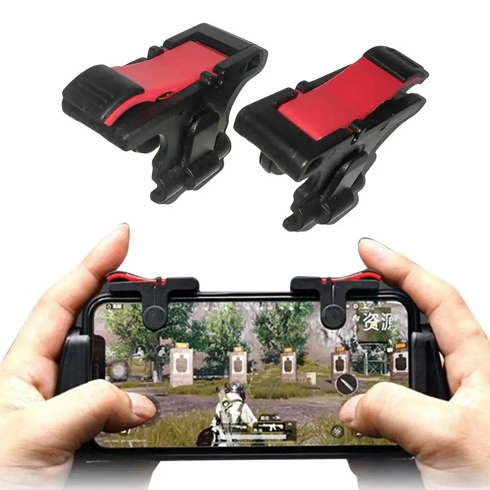 2 шт PUBG Moible контроллер геймпад Free Fire L1 R1 триггер PUGB мобильный игровой коврик ручка L1R1 джойстик для iPhone Android телефон