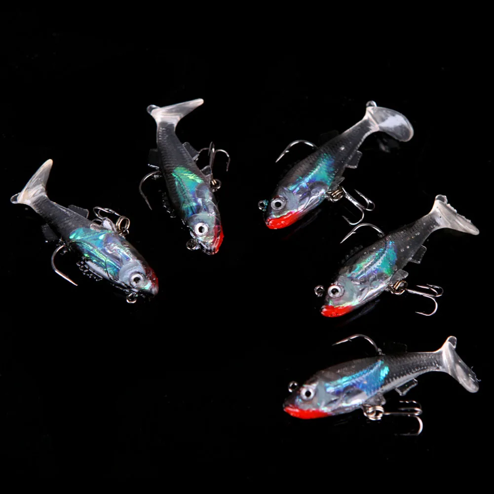 2 шт. Реалистичная рыболовная приманка из ПВХ новое поступление 5 см 8 г Мягкая