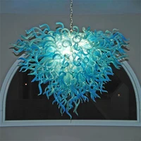 modern suspension lamps living room chandeliers lighting hand made glass pendant light fixtures chandelier for bedroom