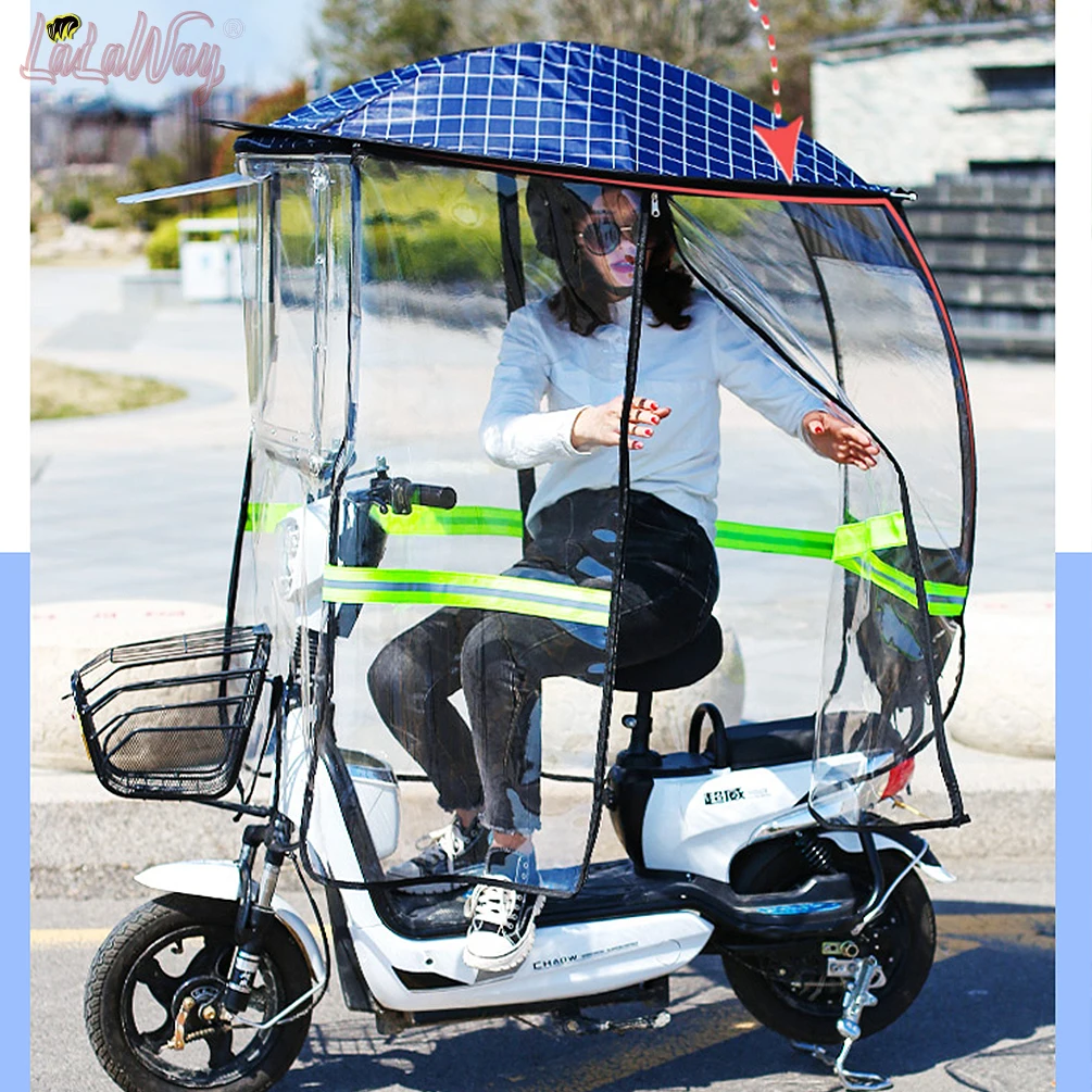 Motorcycle Awning Canopy 2021 Umbrella Scooter Electric Bicycle Anti-Windshield Rain Rearview Mirror | Автомобили и мотоциклы