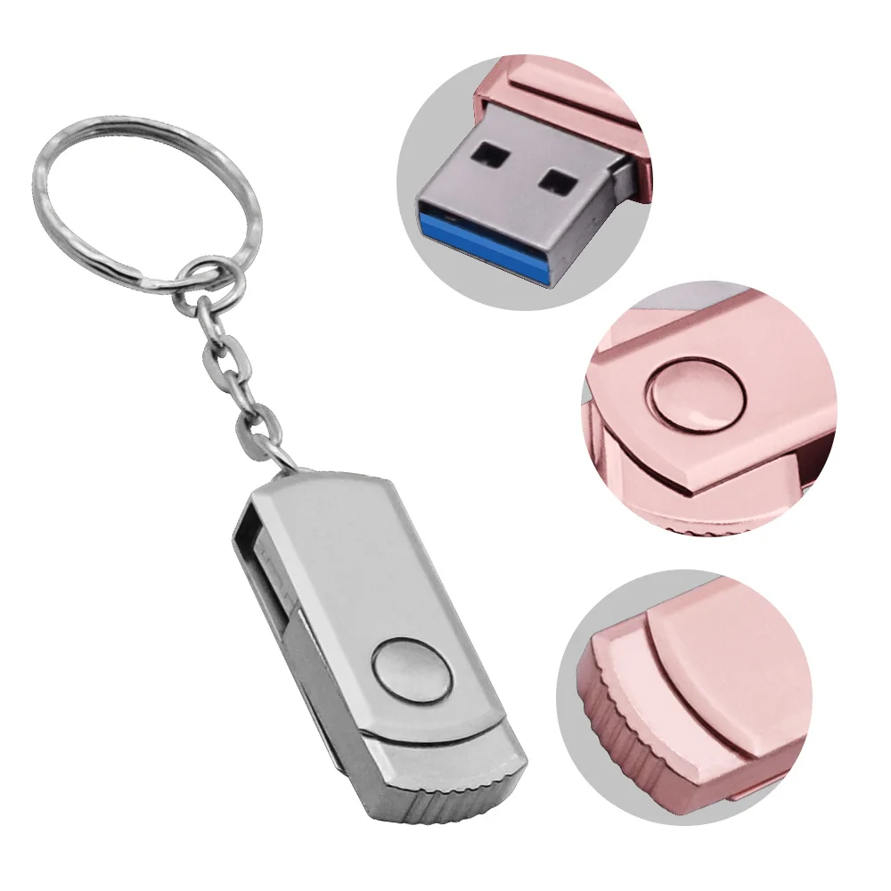Usb 3 0 Металлический Мини накопитель 8 ГБ 16 32 64 карта флэш памяти свадебные подарки