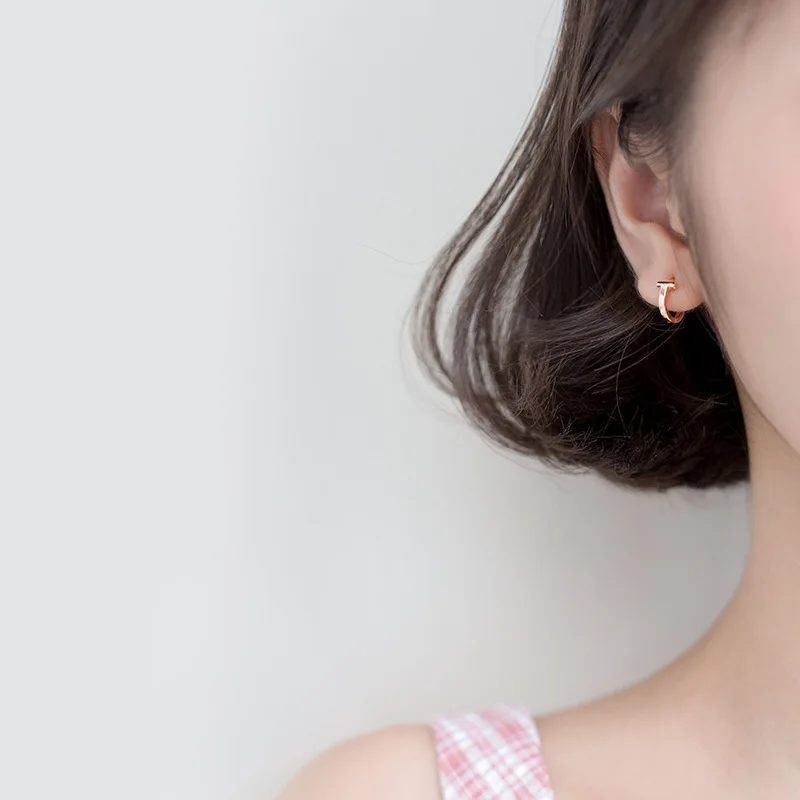 Новинка 2020 маленькие Подвесные серьги гвоздики из стерлингового серебра 925 пробы