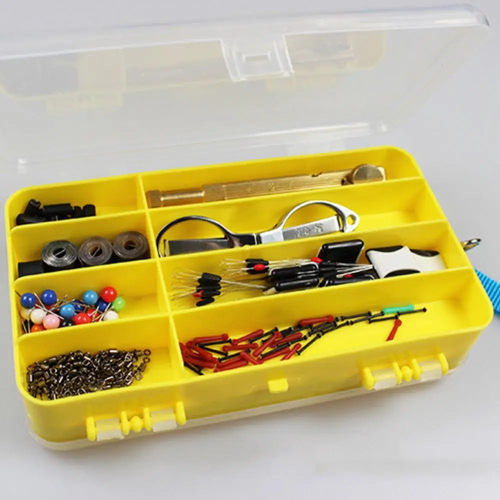 

55% Discounts Hot! Multi Grids Double Sided Fishing Lures Tackle Hooks Baits Box Storage Case