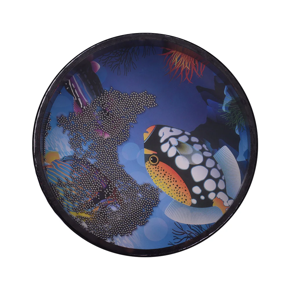 8/10-дюймовый ручной барабан твердый деревянный Океанский с морской волной мягкой