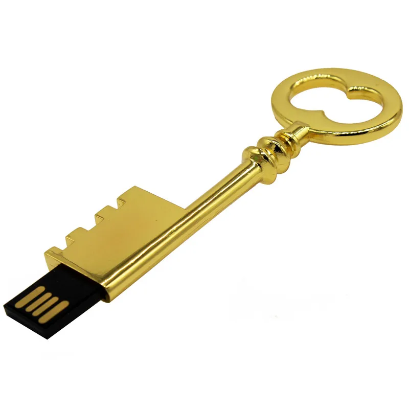 TEXT ME Beautiful Gold key usb 2 0 4G 8G 16G флеш накопитель 32G креативный подарочная палка|USB