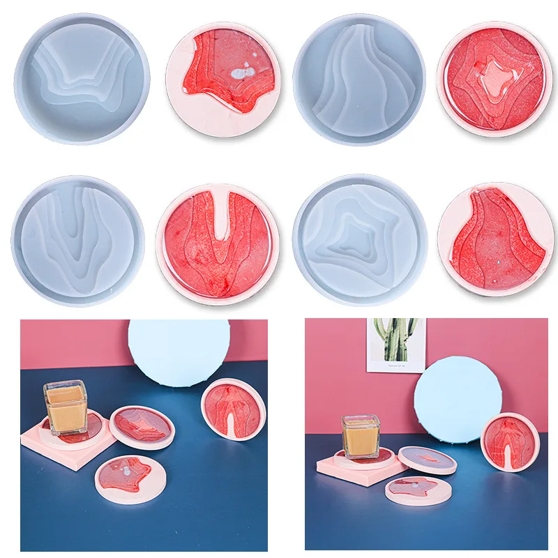 

1 PCS Island Silicone Mold 4Types Handmade DIY Tray Epoxy Resin Mould Home Table Decoration Crafts Jewely Accessories Making