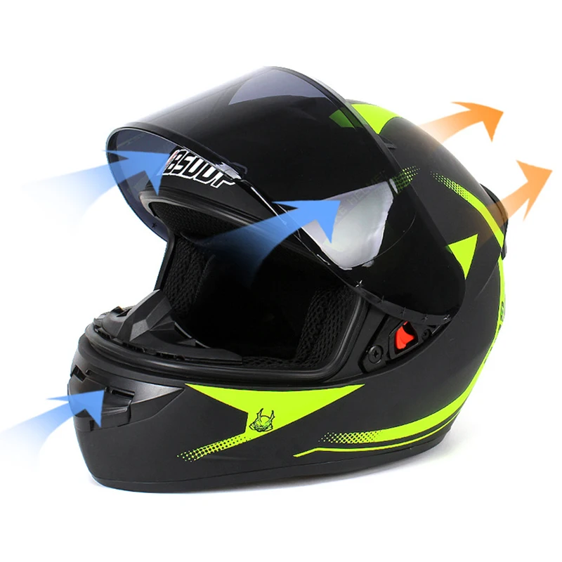 Мотоциклетный шлем для мужчин и женщин гоночный на все лицо Kawasaki ZX7R ZRX1100 ZZR1200 Z1000