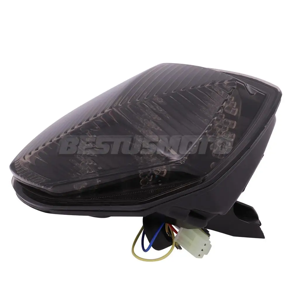 Мотоциклетный задний светильник Интегрированный Светодиодный с поворотными