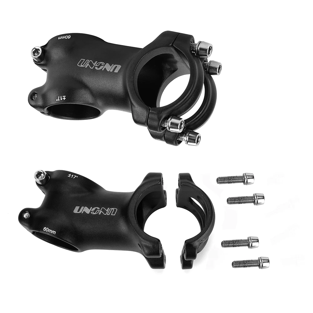 

UNO Kalloy Road Bike Stem 31.8 17Degree MTB Handlebar Stem 60-130mm Ultralight Stem BMX Mountain Bike Parts