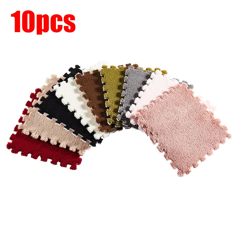 10 шт. в гостиную спальню Детский мягкий ковер волшебный лоскутный коврик для