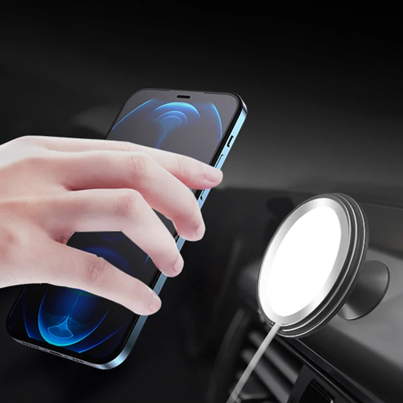 Магнитная Автомобильная Подставка для телефона с разъемом MagSafe Зарядное