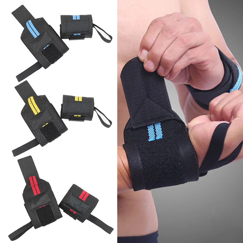 

Universal Wrist Band Wrist Strap with Thumb Loop for Body Building 2 pcs Sports Safety Sportswear Accessories Wrist Support