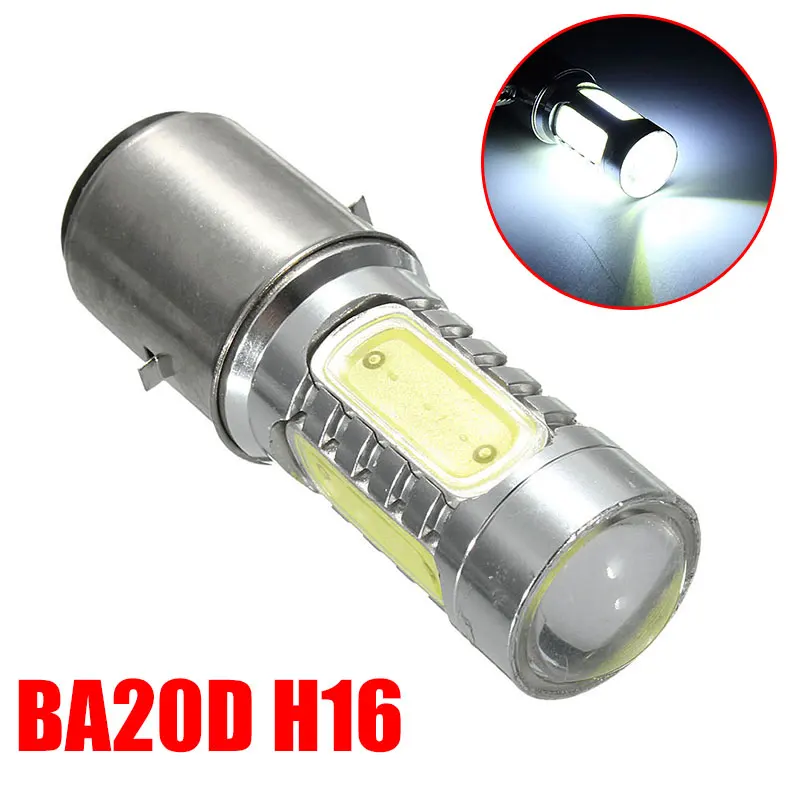 Передняя фара Vehemo BA20D H16 4COB передсветильник запчасти для мотоциклов светодиодный