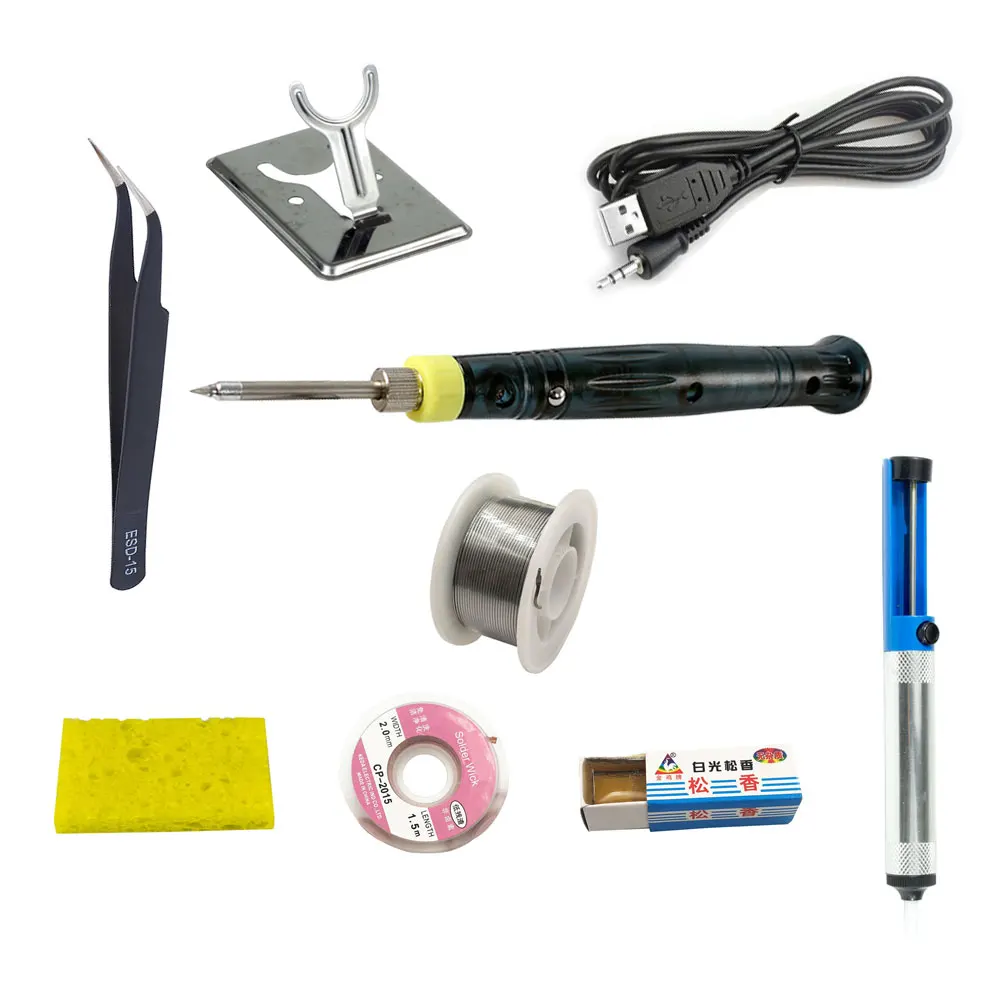 USB набор для паяльника портативный 5 в 8 Вт YUSB миниатюрный сварочный аппарат с