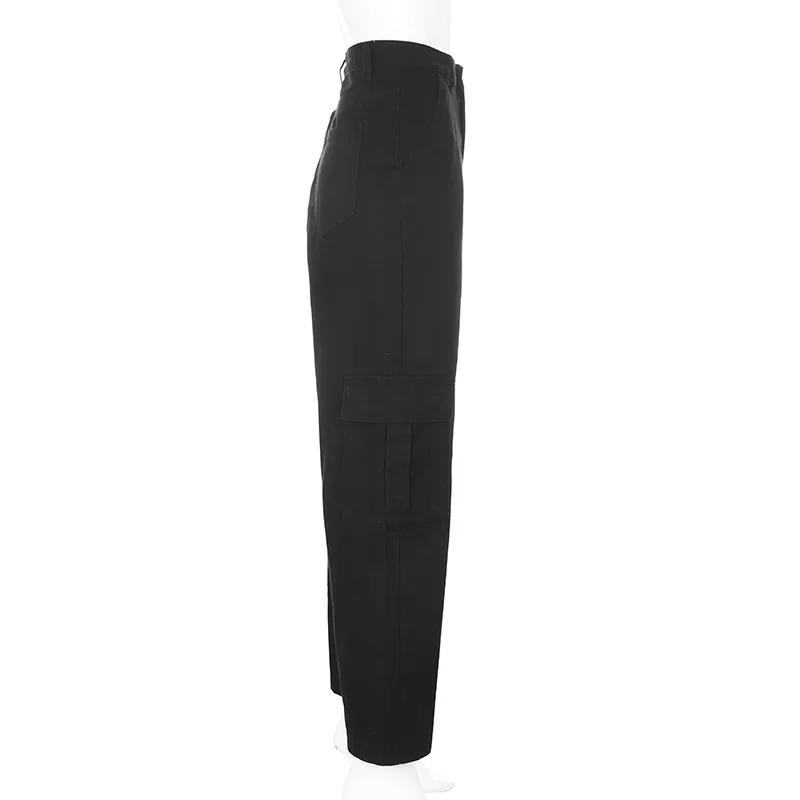 

Spring And Autumn Women's High Waist Long Fashion Brand Loose Thin Casual Denim Work Clothes Father Straight Pants