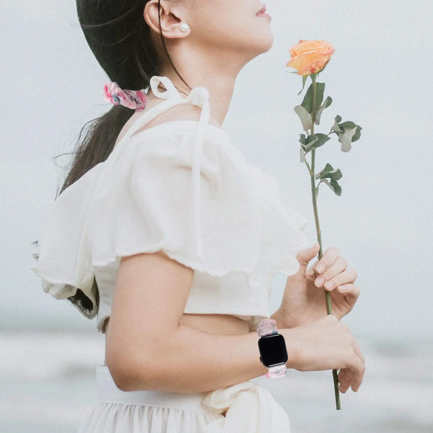 Scrunchie Elastic Watch Straps for Apple Watch Band 5 4 3 2 38mm 40mm 42mm 44mm for iwatch Series Bracelet 5 4 3 Watchband