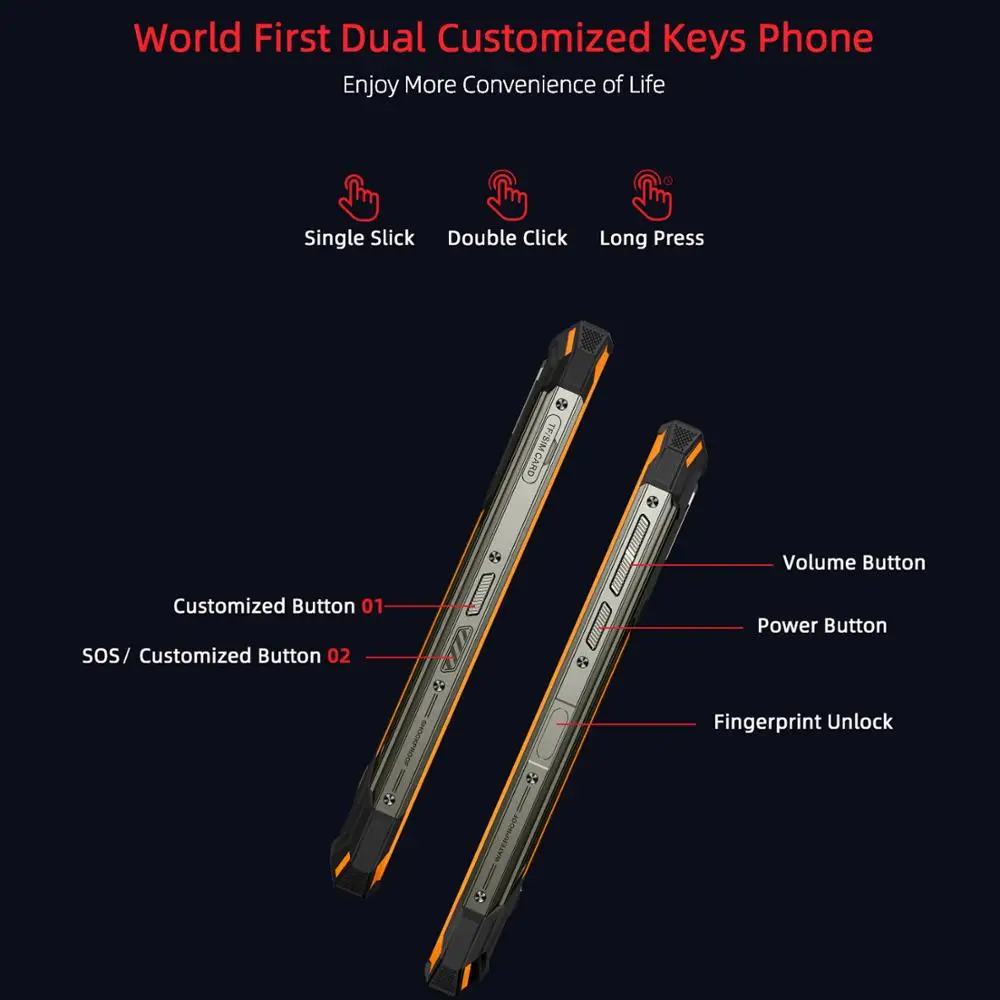 doogee ip68ip69k s88 pro android 10 os rugged phone 10000mah big battery quick changing helio p70 octa core 6gb ram 128gb rom free global shipping