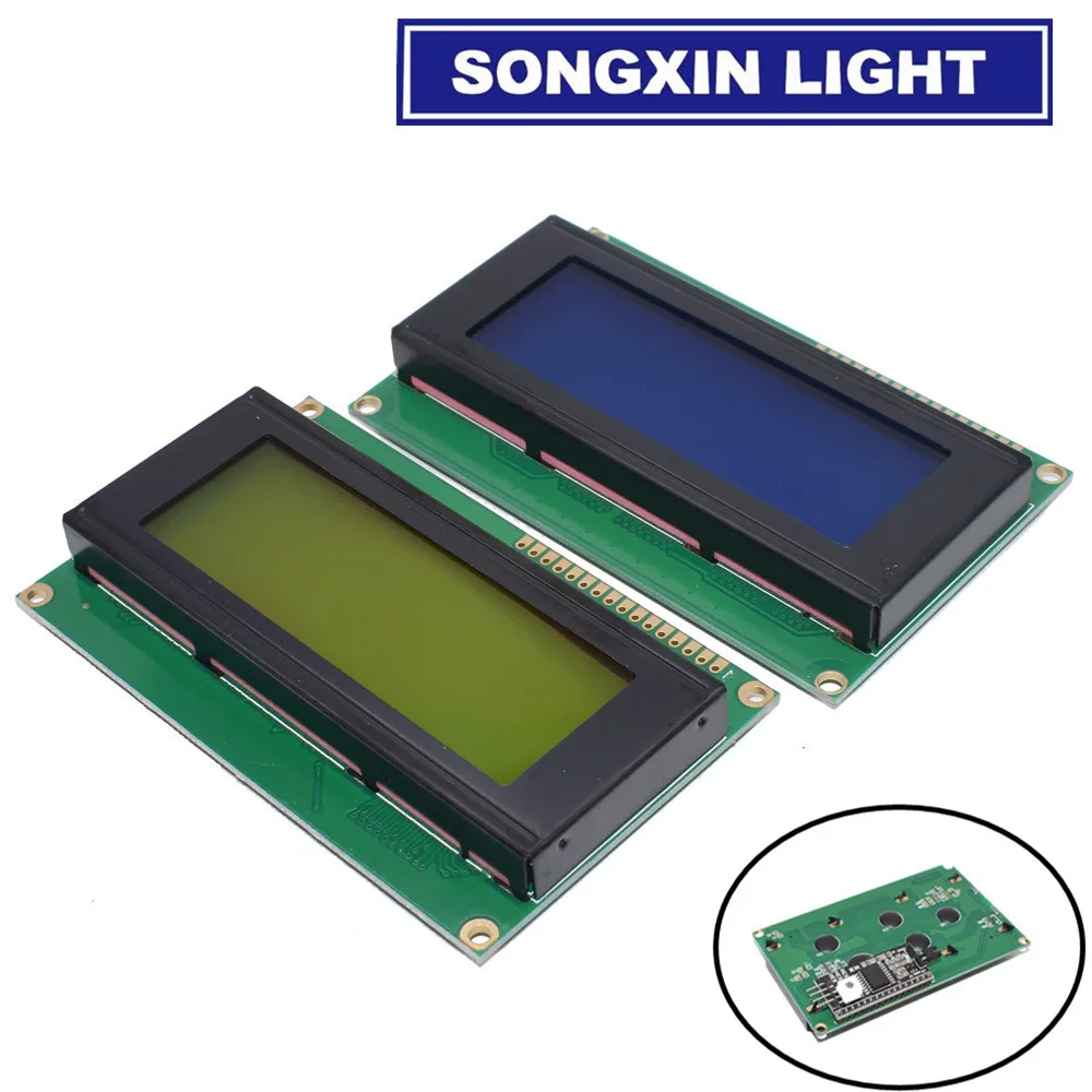 1 шт. LCD 2004 + I2C 20x4 2004A синий/зеленый экран HD44780 персонаж /w IIC/I2C серийный интерфейс