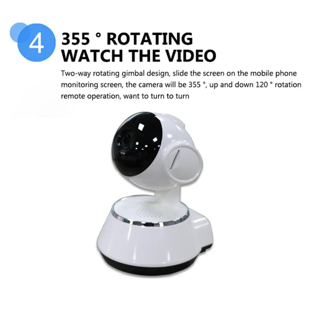 720P WiFi IP камера детский монитор HD Беспроводная умная детская камера ночного видения аудио видео запись камера видеонаблюдения V380